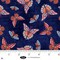 Fabric Blank Quilting Navy Butterflies Cameo Appearance by the Quarter Yard 4649-77